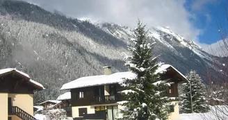 Appartement rez de jardin face au Mont Blanc